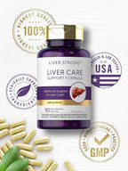 Carlyle Liver Support Supplement for Men and Women | 90 Capsules | Complex Blend with Milk Thistle, NAC, Dandelion Root Extract | Non-GMO and Gluten Free