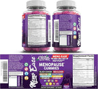 Menopause Supplement For Women Gummies with Black Cohosh, Wild Yam Magnesium, Red Clover For Menopause Relief Hormone Balance Night Sweats Mood Plus Bergamot, Vitamin D3, Vitamin B12, Vitamin B6 Clean