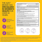 AZO Yeast Plus Dual Relief Homeopathic Medicine | Yeast Infection Symptom Relief: Itching & Burning | Vaginal Symptom Relief: Occasional Odor & Discharge | #1 Most Trusted Brand | 2 Pack (60ctx2)