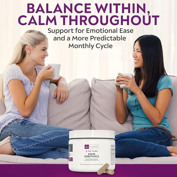 D’AO Labs Four Substance - Women’s Health Herbal Capsules - 100 Herbal Capsules