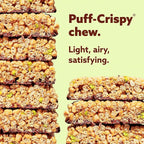 Mezcla Puff-Crispy Plant Based Protein Bars - Variety Pack - Healthy Snacks for Adults & Kids - Granola Bars for School, Travel, & Office Snacks - Gluten Free, Vegan, Non GMO, 10g Protein - 8 Count