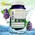aSquared Nutrition Natural Resveratrol with Red Wine Extract - 180 Capsules - Trans Resveratrol Antioxidant Supplement Pills for Pure Heart Health - Extra Strength Trans-Resveratrol