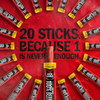 Jack Link's Beef Sticks, Teriyaki - Protein Snack, Meat Stick with 5g of Protein, Beef Jerky Snack Sticks Made with 100% Meat, Keto Friendly, Individually Wrapped - 0.92 Oz. (20 Count)