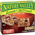 Nature Valley Granola Bars, Sweet Salty Nut, Salted Caramel Chocolate, 6 ct, 7.2 OZ