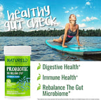 NATURELO Probiotics for Digestive Health, 50 Billion CFU, 30 Vegetarian Capsules, 11 Strains, Daily Use Supplement, Delayed Release, No-Fridge, Helps Boost Immune System, Probiotics for Women & Men