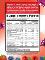 Nature's Truth Kids Multivitamin Gummies with Probiotics | 60 count | Berry Punch Flavor | Vegetarian, Non-GMO & Gluten Free Supplement