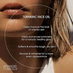 Advanced Clinicals Collagen Facial Serum + Turmeric Oil Face Serum Skin Care Set, Skin Plumping Anti Aging Serums For Face Help Brighten Skin Complexion, Fight Fine Lines, & Wrinkles, 2-Pack Bundle