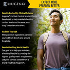 Nugenix Cortisol Control - Cortisol Reducer and Adrenal Support Manager Supplement for Men, 60 Capsules