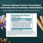 Herbal Equilibrium™ - Natural, Full-Spectrum Relief for Peri/Menopause Symptoms with 7 Proven Herbal extracts (30 Day Supply)