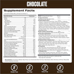 VitaHustle ONE Vegan Chocolate Protein Powder - 20g Plant Protein Meal Replacement with 86+ Superfoods & Greens, Probiotics + No Bloat Digestive Blend - Dairy Free, Gluten Free (15 Servings)