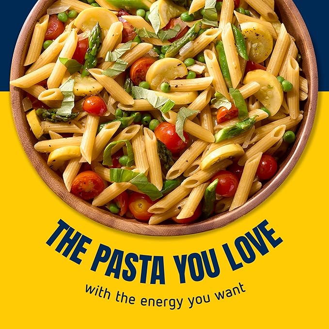 Barilla Protein+ (Plus) Penne Pasta,14.5 Ounce - plant based - Made from Lentils,Chickpeas & Peas - Non-GMO,Kosher Certified,(Pack of 4)