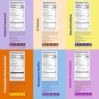 Magic Spoon Treats - 24 High Protein Bars: 4 each, Salted Caramel, Smores, Marshmallow, Chocolate Peanut Butter, Blueberry Muffin, Double Chocolate - High Protein Sugar & Gluten Free Snack