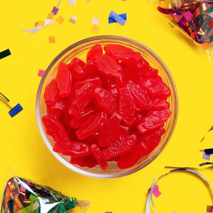 SWEDISH FISH Mini Soft & Chewy Gummy Candy, Family Size, Bulk Candy, 1.8 lb