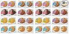 Lenny & Larry's Complete Protein Cookie,[8 Flavor Variety],Chewy Soft Baked,16g Plant Protein,Vegan,Non-GMO,High Fiber,4 Ounce Cookie,(Pack of 32)