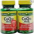 Spring Valley Co Q-10 100mg Heart Health Supplement, 120 Softgels