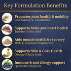 Multivitamins, Balanced Nutrition for Your Golden Retriever, 90 Count, Made in the USA with Real Bacon