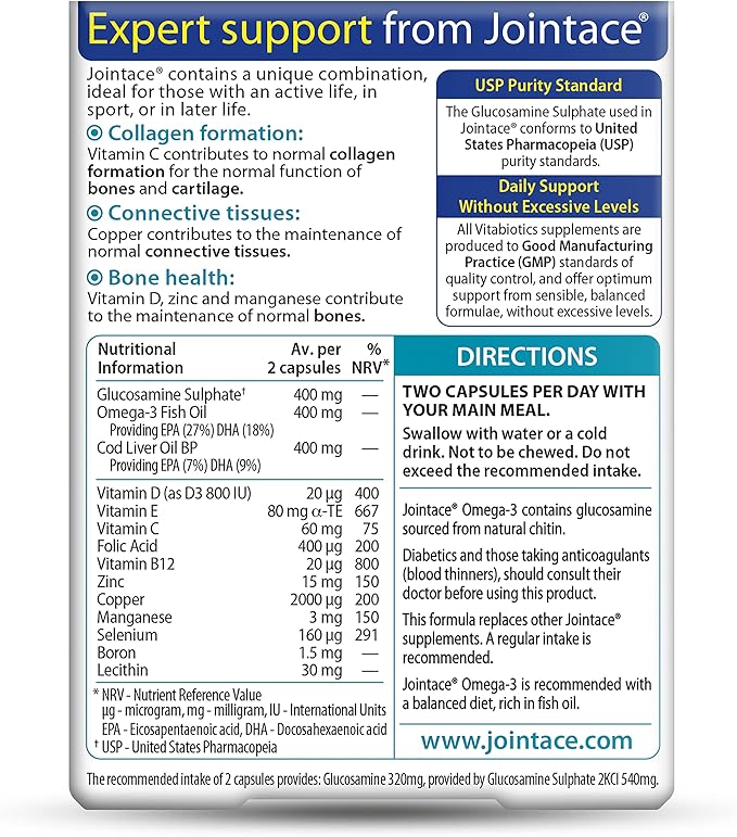 Jointace by Vitabiotics Omega-3 Capsules x 30