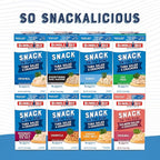 Bumble Bee Snack on the Run Duo (2 Total Kits) - Classic Chicken Salad and Rosemary Garlic & Sea Salt Tuna Salad with Crackers - Ready to Eat Protein Snacks