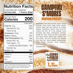 Legendary Foods 22g Protein Pastry 0g Added Sugar, Low Carb, Gluten Conscious, Keto Snack, Ideal for Glucose Management, Includes Whey Protein Isolate, 8 Pack Campfire S'mores