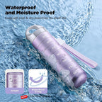 Zannaki Metal Travel Pill Organizer, Portable Waterproof Weekly Pill Box, Large Aluminum Alloy Pill Case Container, BPA Free 7 Day Daily Medicine Organizer Holder for Vitamin, Fish Oil, Supplement