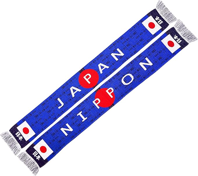 Japan Nippon Soccer Knit Scarf