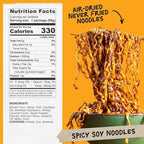 Momofuku Spicy Soy Ramen Noodles by David Chang, 5 Count (Pack of 1) Air-Dried Vegan Instant Noodles with Sauce