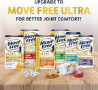 Move Free Advanced Glucosamine Chondroitin MSM Joint Support Supplement, Supports Mobility Comfort Strength Flexibility & Bone - 120 Count (Pack of 3)