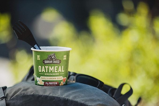 Kodiak Cakes Instant Protein Maple & Brown Sugar Oatmeal in a Cup, 2.12oz, (Pack of 24)