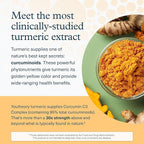 Youtheory Turmeric - 450 mg - with Black Pepper & Olive Leaf - Supports Joint & Brain Health* - Contains Bioenhancers, Curcuminoids & Herbal Extracts - 120 Tablets (40-Day Supply)