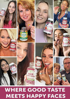 Lunakai USA Made Super Hair Gummies with Biotin, Zinc, Horsetail Extract & Saw Palmetto - Hair Growth Vitamins for Women & Men – Supports Thicker, Longer, Stronger Tresses, Skin & Nails - 3 Pack