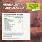 Traditional Medicinals Organic, Stress Ease Focus, Ginseng Wild Apple Mint Tea - Balanced Energy Support & Adaptogens - Kosher, Non-GMO, Caffeine-Free, Compostable - 16 Tea Bags