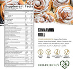Ambrosia Planta - Plant-Based Protein Powder 20g | Dairy Free Vegan Protein Powder with BCAA Amino Acids | Keto-Friendly, No Added Sugar | 25 Servings | Cinnamon Roll