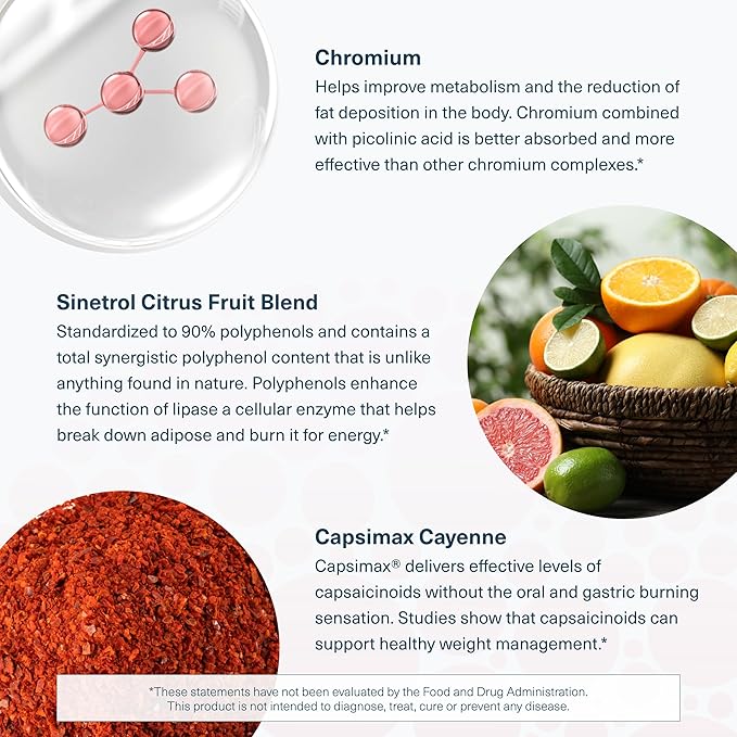 Youtheory Daily Fat Burner - Supports Body Composition & Metabolism - with Citrus Fruit Blend, Chromium & Cayenne Extract - Gluten, Soy & Dairy Free - 60 Vegetarian Capsules (Pack of 2)