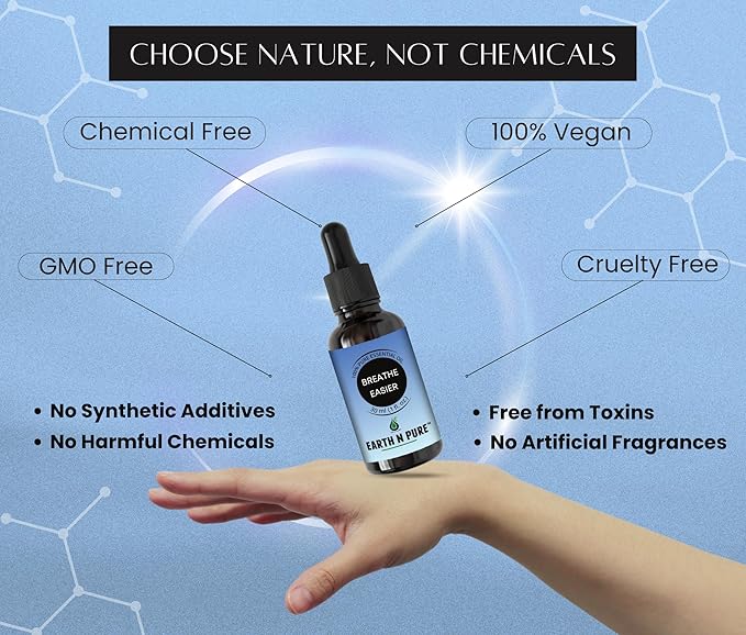 Earth N Pure Essential Oil Blend for Breathe Easier 50 ml