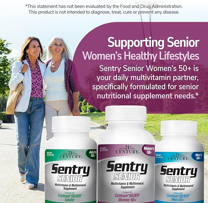 21st Century Sentry Senior Women 50 Plus Tablets, 100 Count (27542)