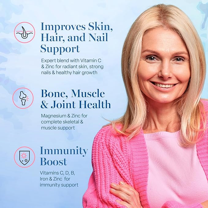 Esme Menopause Supplements Perimenopause Supplements 1 Month Supply - Daily Support for The Early Stage of Menopause – 60 Capsules - Includes Ashwagandha, Vitamins and Red Clover