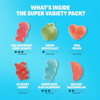 Shameless Snacks - Healthy Low Calorie Snacks, Low Carb Keto Gummies (Gluten Free Candy) - 6 Pack Super Variety Pack