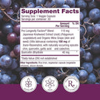 Reserveage Beauty, Resveratrol 100 mg, Antioxidant Supplement for Heart and Cellular Health, Supports Healthy Aging and Immune System, Paleo, Keto, 30 Capsules (30 Servings)