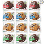 Lenny & Larry's Chocolate Lovers 4 Flavor Variety Pack, Soft Baked, 16g Plant Protein, Vegan, Non-GMO, 4 Ounce Cookie (Pack of 12)