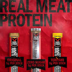 Jack Link's Beef Jerky Sticks Variety Pack - Original, Teriyaki & Zero Sugar - Made with 100% Real Beef - Ready to Eat Real Meat Protein Snacks - 5g Protein per Serving - (20 Pack) 0.92 oz Meat Sticks