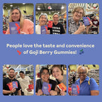 Reprise Goji Berry Superfood Gummies - All-Natural Antioxidant, Digestion, 240 mg Full-Potency, Low-Sugar, Vegan, 45 Blueberry Flavored Gummies (Pack of 1)