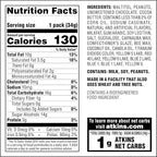 Atkins Endulge Chocolate Peanut Candies, Dessert Favorite, 0g Sugar, 20 Count