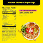 immi Tom Yum “Shrimp” Ramen – Bright, Zesty Flavor with More Protein – Vegan, High Protein Ramen Noodles – Low Carb, Zero Sugar – Healthy Keto-Friendly Ramen Bowl, 6-Pack