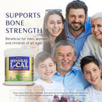 Mineral L-Cal Calcium with Vitamin D3, 12 Month Supply, Water Soluble Ball Format with Magnesium & Minerals, Fast Absorbing Calcium Magnesium D3 Supplement, 3,600 Balls per Bottle, 360g, Pack of 2