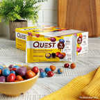 Quest Nutrition Coated Candies, Chocolatey Peanut, 1g Sugar, 10g Protein, 4g Net Carbs, Gluten Free, Keto Friendly, 4 Count