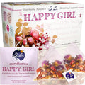 Dr. Lu's Happy Girl Tea | 100% Natural Herbal Tea for Hormone Balance, Menstrual, PMS, PCOS & Menopause | Antioxidant & Anti-Aging Rose Tea with Raspberry Leaf, Cranberries, Goji Berries & More