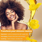 Evening Primrose Oil 2 fl. oz. Cold Pressed 100% Pure Natural Carrier - Skin, Face, Body and Hair Growth Moisturizer. Great for DYI Soap Making, Creams, and Lip balms.