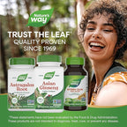 Nature's Way Asian Ginseng, Fights Fatigue*, 1,120mg Per 2-capsule Serving, Non-GMO Project Verified, Vegan, 50 Capsules (Packaging May Vary)