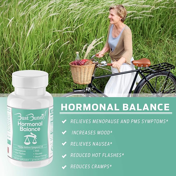 Hormone Balance for Women | Menopause and PMS Relief | Hot Flashes Menopause Relief | Vegan-Friendly