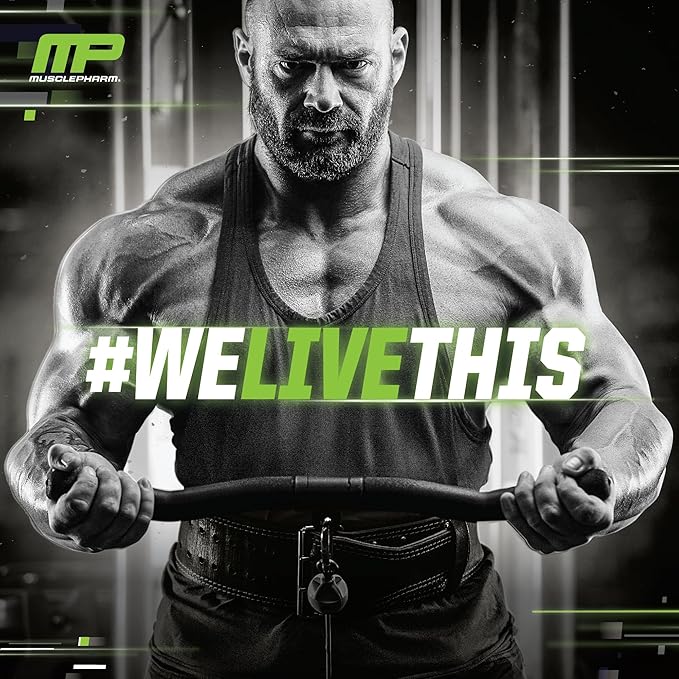 Muscle Pharm Combat Protein Powder, Chocolate Milk Flavor, Fuels Muscles for Productive Workouts, 5 Protein Sources Including Whey Protein Isolate & Egg Albumin, Gluten Free, 2 lb, 24 Servings